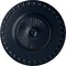 Ekena Millwork Lyon Ceiling Medallion (Fits Canopies up to 3 5/8"), Hnd-Painted Midnight Dream, 23 1/2"OD x 3 1/4"P CM23LYMDF - alternate 1